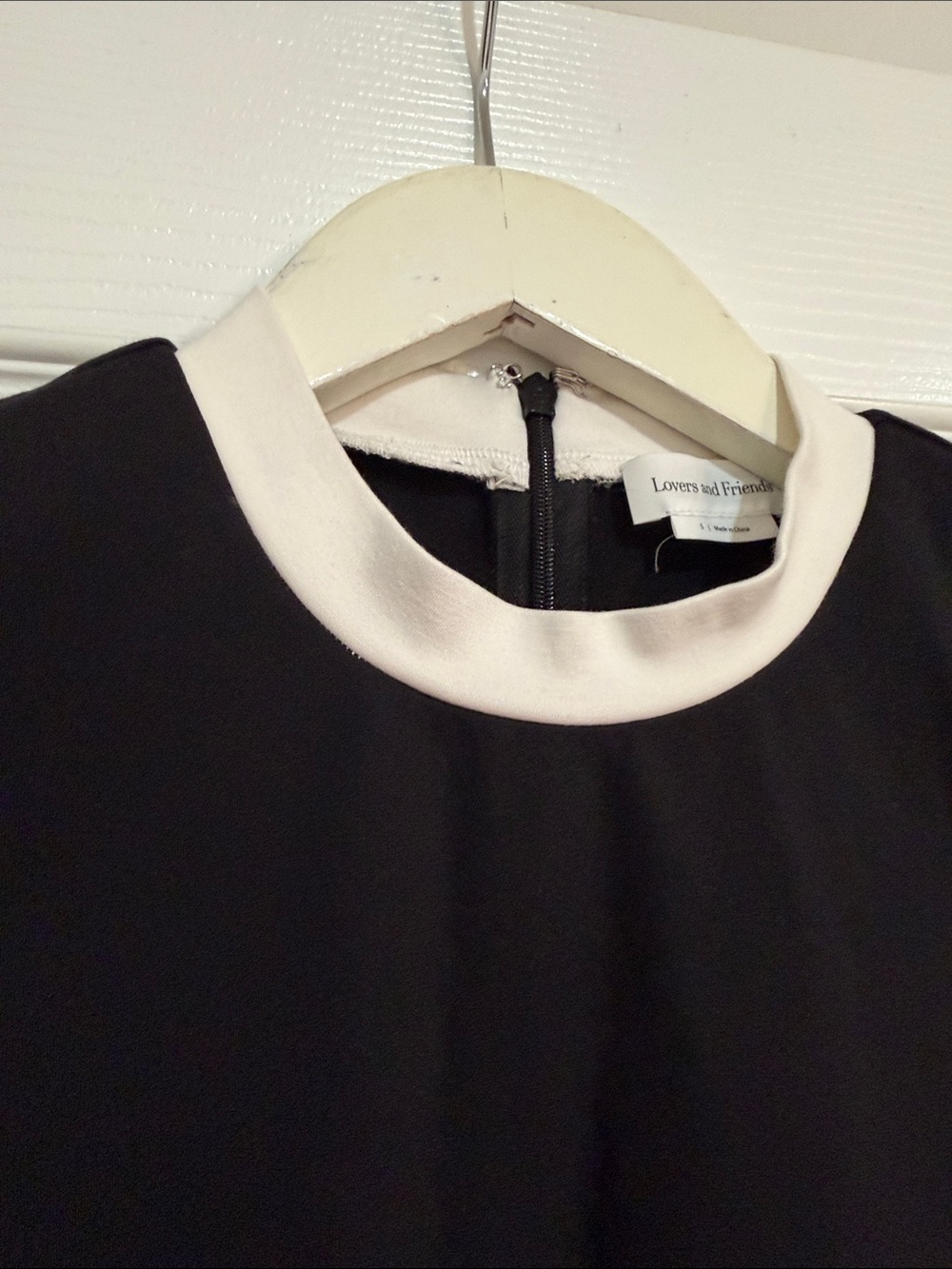 Lovers + Friends Calam Romper in Black And White - Picture 5 of 6